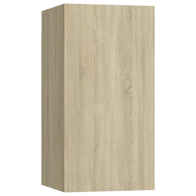 TV-tasot 2 kpl Sonoma-tammi 30,5x30x60 cm tekninen puu