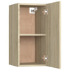 TV-tasot 2 kpl Sonoma-tammi 30,5x30x60 cm tekninen puu