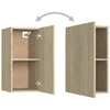 TV-tasot 2 kpl Sonoma-tammi 30,5x30x60 cm tekninen puu