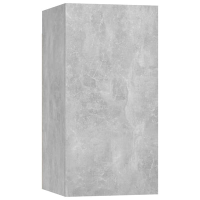 TV-taso betoninharmaa 30,5x30x60 cm tekninen puu