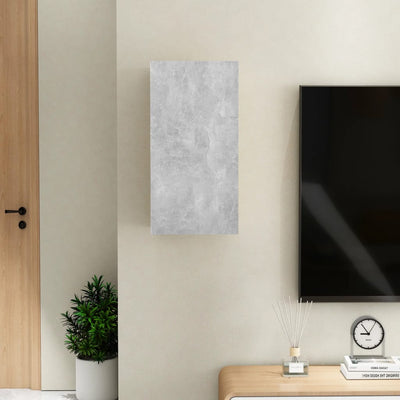 TV-taso betoninharmaa 30,5x30x60 cm tekninen puu