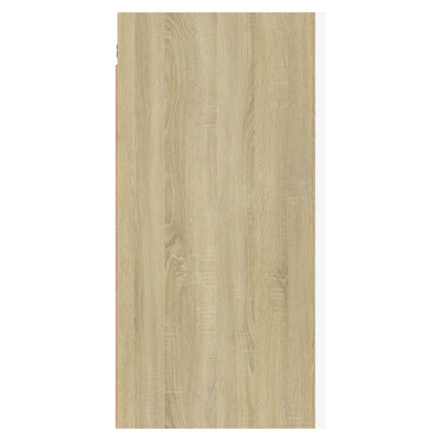 TV-tasot 2 kpl valkoinen ja Sonoma 30,5x30x60 cm tekninen puu