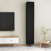 TV-tasot 2 kpl musta 30,5x30x90 cm tekninen puu