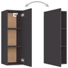 TV-tasot 2 kpl harmaa 30,5x30x90 cm tekninen puu