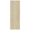 TV-tasot 2 kpl Sonoma-tammi 30,5x30x90 cm tekninen puu