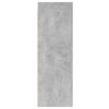 TV-taso betoninharmaa 30,5x30x90 cm lastulevy