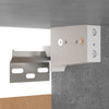 TV-taso betoninharmaa 30,5x30x90 cm lastulevy
