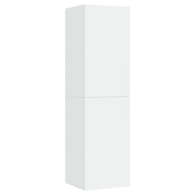 TV-tasot 2 kpl valkoinen 30,5x30x110 cm tekninen puu