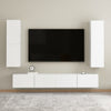 TV-tasot 2 kpl valkoinen 30,5x30x110 cm tekninen puu