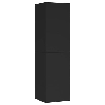 TV-taso musta 30,5x30x110 cm tekninen puu