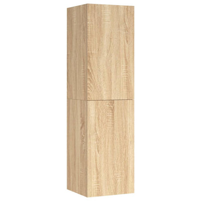 TV-tasot 2 kpl Sonoma-tammi 30,5x30x110 cm tekninen puu