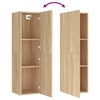 TV-tasot 2 kpl Sonoma-tammi 30,5x30x110 cm tekninen puu