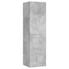 TV-taso betoninharmaa 30,5x30x110 cm tekninen puu