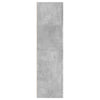 TV-taso betoninharmaa 30,5x30x110 cm tekninen puu