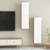 TV-tasot 2 kpl valkoinen/Sonoma 30,5x30x110 cm tekninen puu