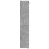 Kirjahylly betoninharmaa 40x35x180 cm tekninen puu