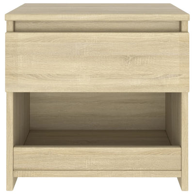 Yöpöydät 2 kpl Sonoma tammi 40x30x39 cm tekninen puu