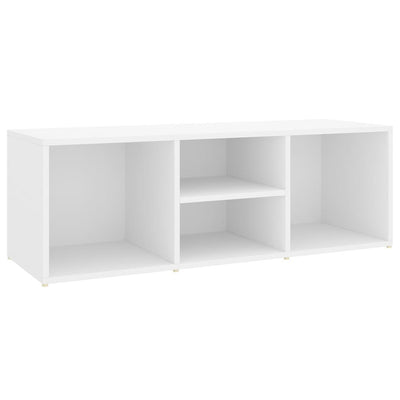 Kenkien säilytyspenkki valkoinen 105x35x35 cm lastulevy