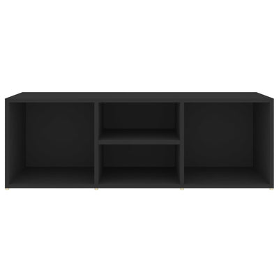 Musta kenkien säilytyspenkki Negimea 105x35x35cm (lastulevy)