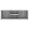 Kenkien säilytyspenkki betoninharmaa 105x35x35 cm lastulevy
