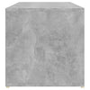 Kenkien säilytyspenkki betoninharmaa 105x35x35 cm lastulevy