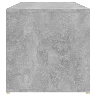 Kenkien säilytyspenkki betoninharmaa 105x35x35 cm lastulevy