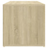 Kenkien säilytyspenkki valk./Sonoma 105x35x35 cm tekninen puu