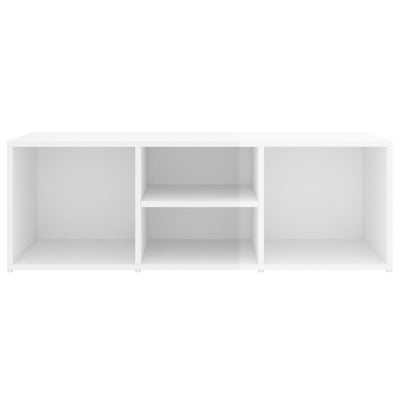 Kenkien säilytyspenkki korkeakiilto valk. 105x35x35cm lastulevy