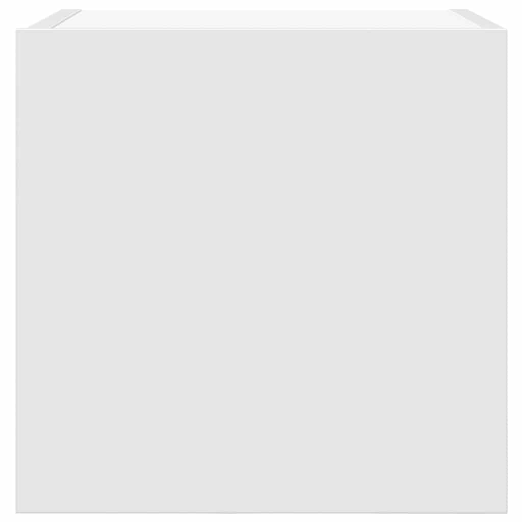 Seinäkiinnitettävä TV-taso 4 kpl valkoinen 30,5x30x30 cm