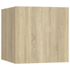 Seinäkiinnitettävä TV-taso Sonoma-tammi 30,5x30x30 cm
