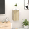 Seinäkiinnitettävät TV-tasot 2 kpl Sonoma-tammi 30,5x30x30 cm