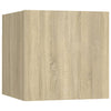 Seinäkiinnitettävät TV-tasot 2 kpl Sonoma-tammi 30,5x30x30 cm