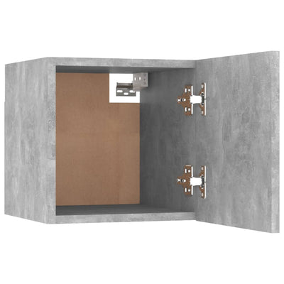 Seinäkiinnitettävät TV-tasot 2 kpl betoninharmaa 30,5x30x30 cm