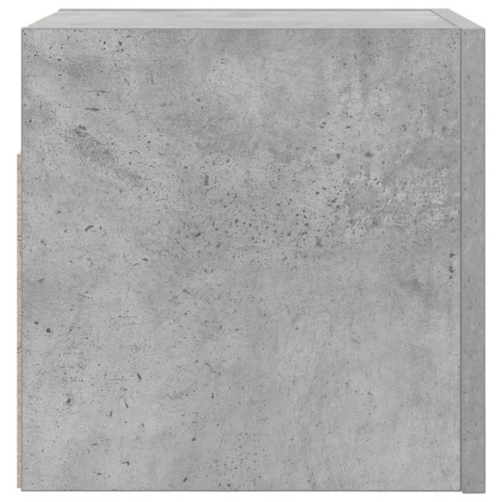 Seinäkiinnitettävä TV-taso 4 kpl betoninharmaa 30,5x30x30 cm