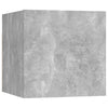 Seinäkiinnitettävä TV-taso 4 kpl betoninharmaa 30,5x30x30 cm