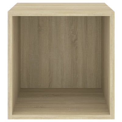 Seinäkaapit 4 kpl Sonoma-tammi 37x37x37 cm tekninen puu