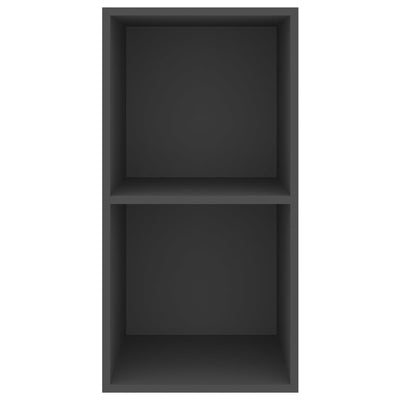 Seinäkiinnitettävä TV-taso harmaa 37x37x72 cm tekninen puu