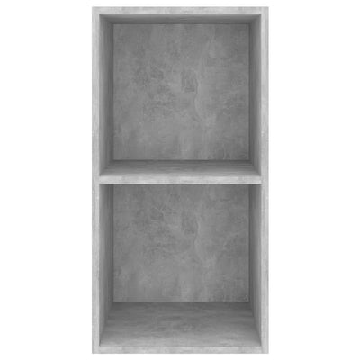 Seinäkiinnitettävä TV-taso betoninharm 37x37x72 cm tekninen puu
