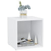 TV-tasot 2 kpl valkoinen 37x35x37 cm tekninen puu
