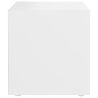TV-tasot 4 kpl valkoinen 37x35x37 cm tekninen puu