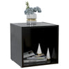 TV-tasot 4 kpl musta 37x35x37 cm tekninen puu