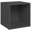 TV-taso harmaa 37x35x37 cm tekninen puu