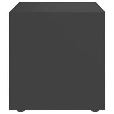 TV-tasot 2 kpl harmaa 37x35x37 cm tekninen puu