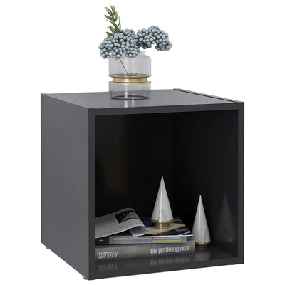 TV-tasot 4 kpl harmaa 37x35x37 cm tekninen puu