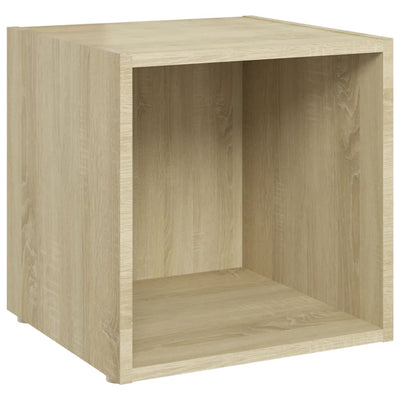 TV-taso Sonoma-tammi 37x35x37 cm tekninen puu