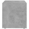 TV-tasot 2 kpl betoninharmaa 37x35x37 cm tekninen puu