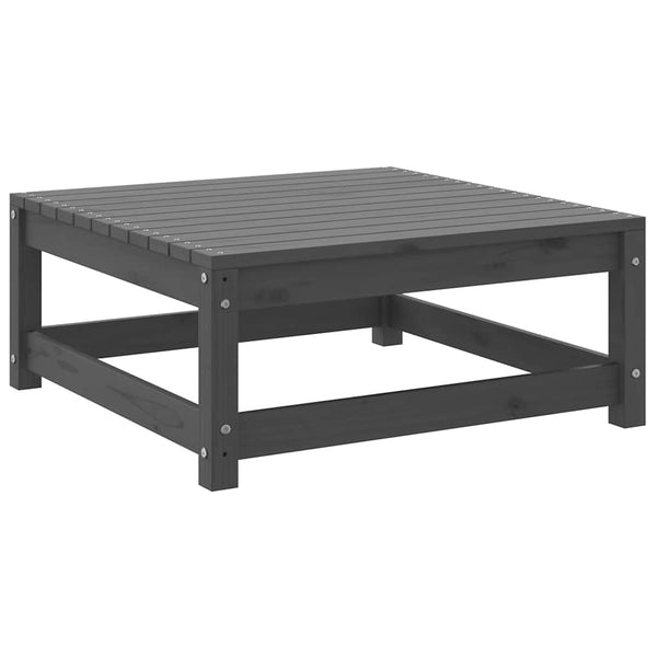 Puutarharahi 70x70x30 cm harmaa täysi mänty
