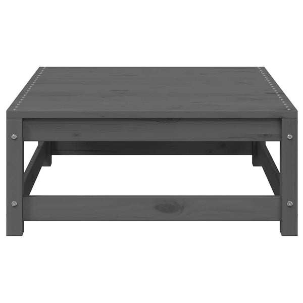 Puutarharahi 70x70x30 cm harmaa täysi mänty