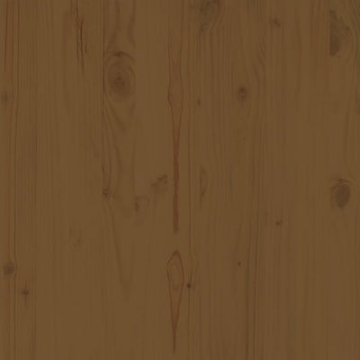 Hunajanruskea puutarhasohvasarja Bernedete (3-osainen, mänty)