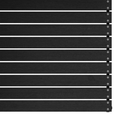 2-istuttava Puutarhasohva tyynyillä musta täysi mänty